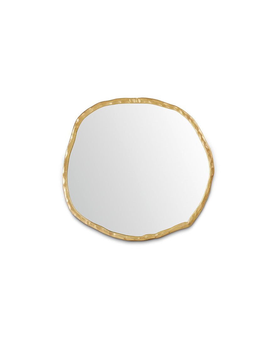 Organic Wall Mirror: Gold
