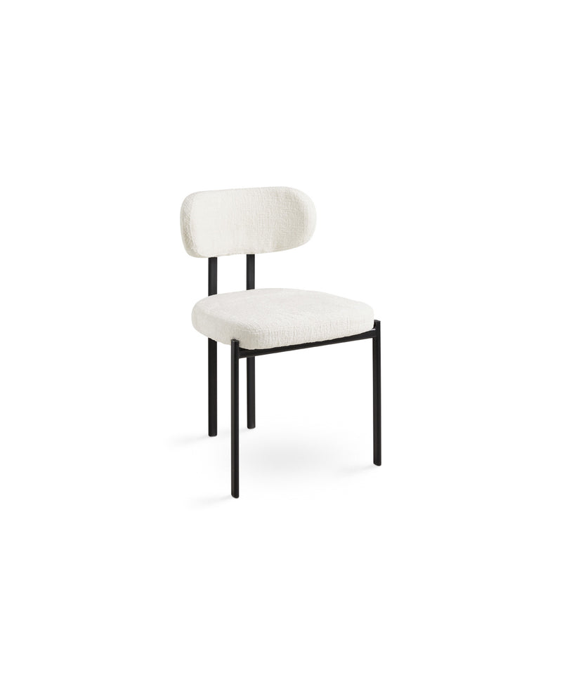 Otis Dining Chair: Cream Fabric