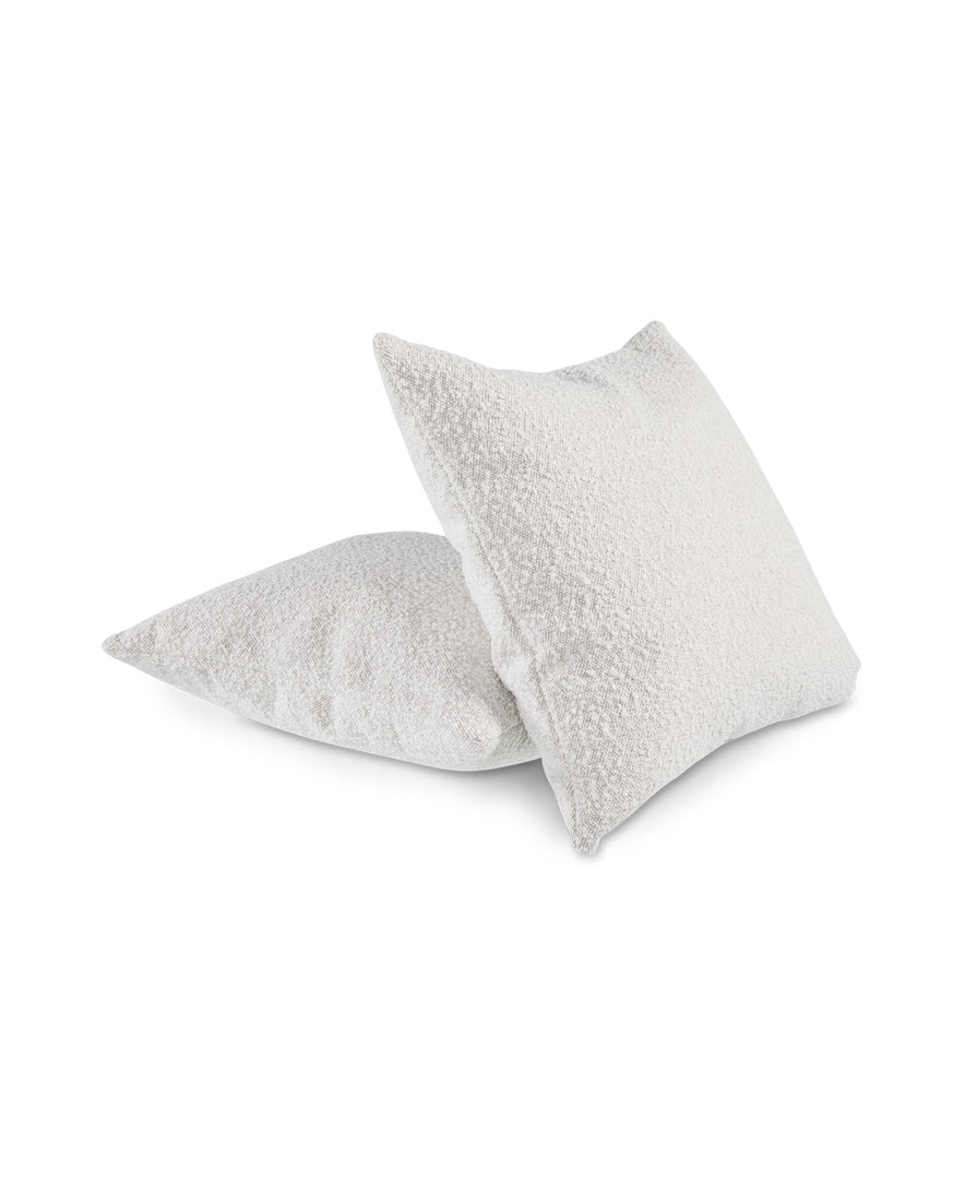 White Boucle Pillow Cover | Set Of 2 #846003