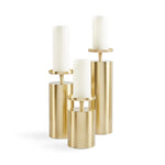 Load image into Gallery viewer, Raya Pillar Candle Holders Gold
