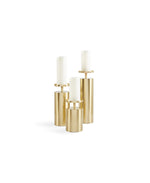 Load image into Gallery viewer, Raya Pillar Candle Holders Gold
