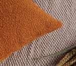 Load image into Gallery viewer, Orange Boucle Pillow Cover | Set of 2 #846005
