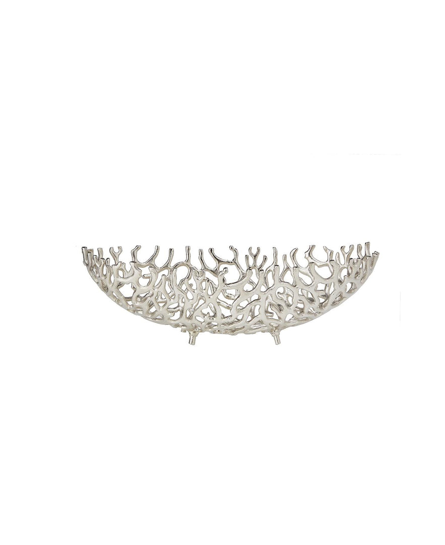 Silver Oval Bowl