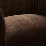 Load image into Gallery viewer, Brown Accent Chair Golden Frame #010024
