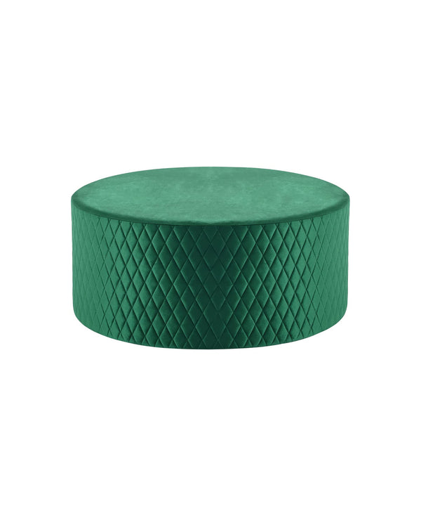 Solid Green Round Coffee Table #120001