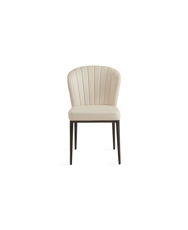 Taupe Shell Dining Chair 