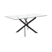 Victor Black Dining Table: Regular Size