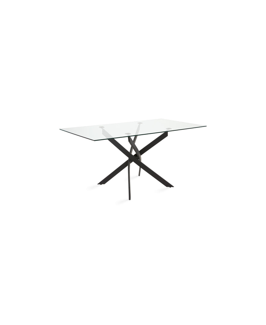 Victor Black Dining Table: Regular Size