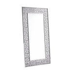 Load image into Gallery viewer, Wellington Floor Mirror: Grey Velvet
