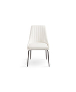 Load image into Gallery viewer, White Moira Black Dining Chair #130022
