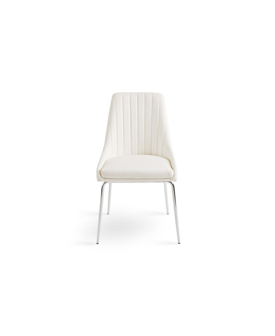 White Moira Dining Chair #130017