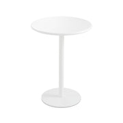 White Round Console Table #700006