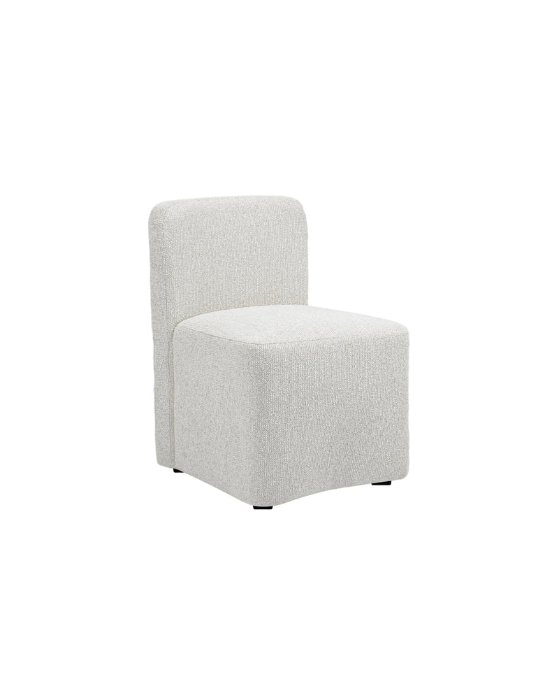 White Upholstered Dining Chairs*2 