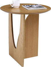 Wood Round End Table #400012