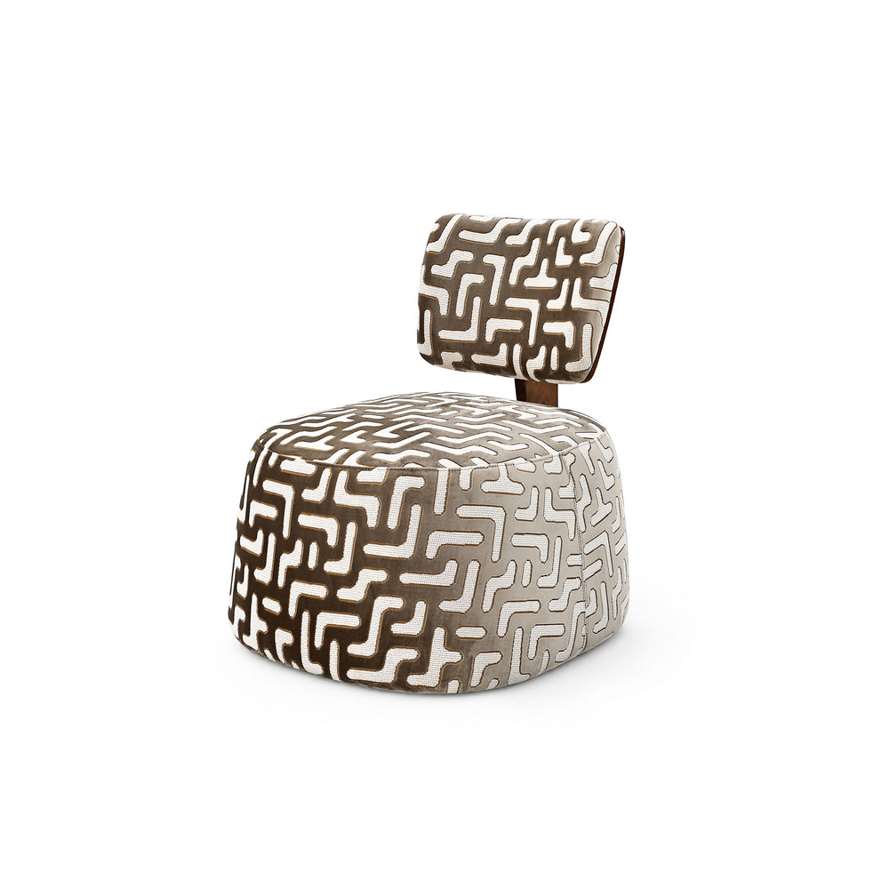 Kuba Burl Wood Accent Chair Get Set Style Furniture
