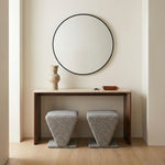 Load image into Gallery viewer, Diamond Ottoman Stool, 17.7" L x 14.6" W x 17.3" H, Plush Upholstery Makeup Stool, Footrest, Extra Chai, Accent Seat (Chocolate Brown) #100329 Get Set Style Furniture