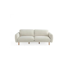 Scandi 3 Seater Sofa Couches, 86” Minimalist Modern Upholstered Sofa with Comfort Cushions (Off White) #100215 Get Set Style Furniture