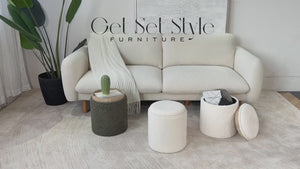 Pouffe de rangement Aura