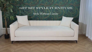 The Luxora 85.4" Convertible Sleeper Sofa Bed – Cedar