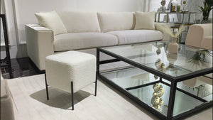 Tabouret Everest Bouclé