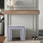 Load image into Gallery viewer, -Shaped Velvet Ottoman
