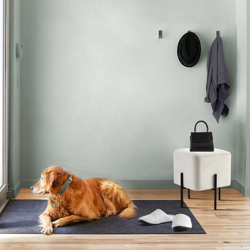 White Cube-Shaped Stool