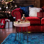 Load image into Gallery viewer, Velvet Pink Vanity Stool
