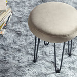 Load image into Gallery viewer, Velvet Brown Vanity Stool

