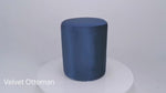 Load and play video in Gallery viewer, Gray Round Ottoman #100003
