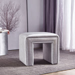 Load image into Gallery viewer, -Shaped Velvet Ottoman
