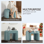 Load image into Gallery viewer, -Shaped Velvet Ottoman
