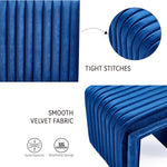 Load image into Gallery viewer, Shaped Velvet Ottoman
