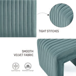 Load image into Gallery viewer, -Shaped Velvet Ottoman
