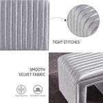 Load image into Gallery viewer, -Shaped Velvet Ottoman
