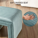 Load image into Gallery viewer, -Shaped Velvet Ottoman
