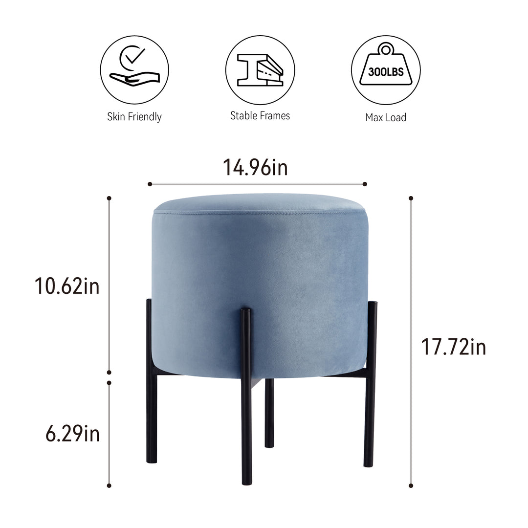 Light Blue Multifunctional Stool