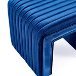 Load image into Gallery viewer, Shaped Velvet Ottoman
