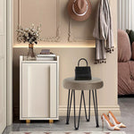 Load image into Gallery viewer, Velvet Brown Vanity Stool
