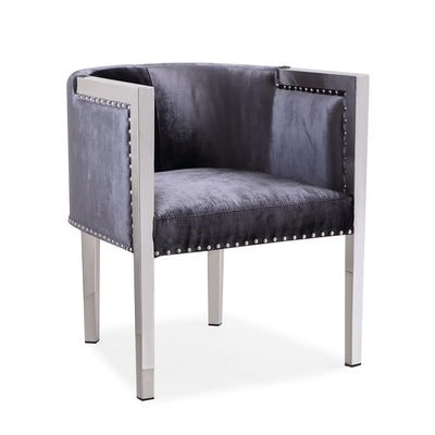 Accent Chair-Dark Grey