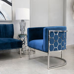 Load image into Gallery viewer, Accent Chair-Blue Stylish Design
