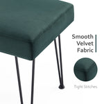 Load image into Gallery viewer, Velvet Green Vanity Stool
