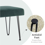 Load image into Gallery viewer, Velvet Green Vanity Stool
