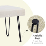 Load image into Gallery viewer, Velvet White Vanity Stool
